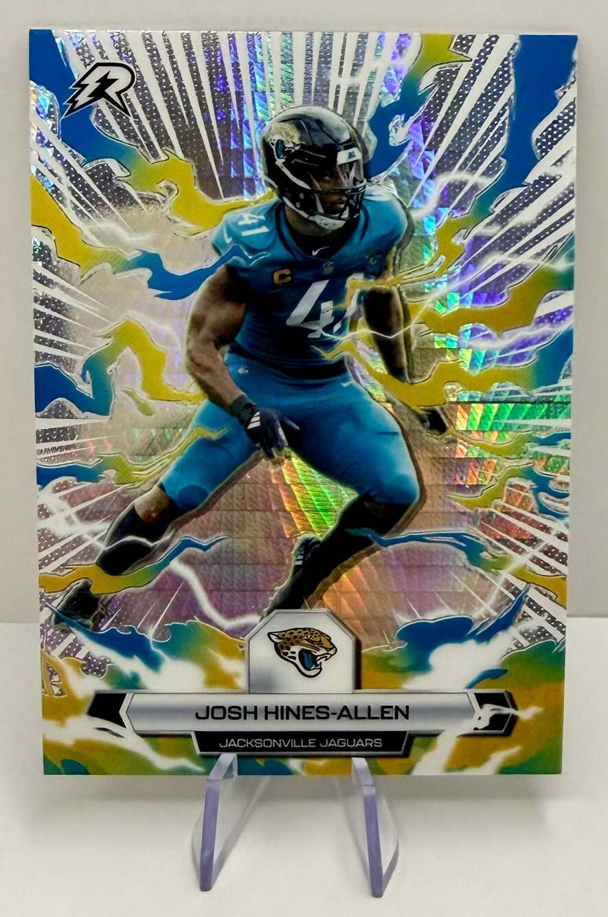Josh Hines-Allen 2025 Topps Resurgence Prism Jacksonville Jaguars Football Card